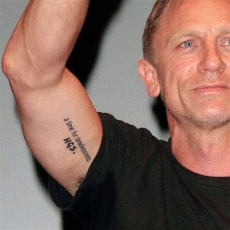 daniel craig tattoos.